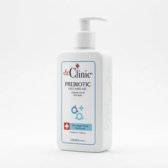 دكتور كلنك غسول جل للوجه لكل انواع البشرة DR. CLINIC PREBIOTIC FACE WASH GEL