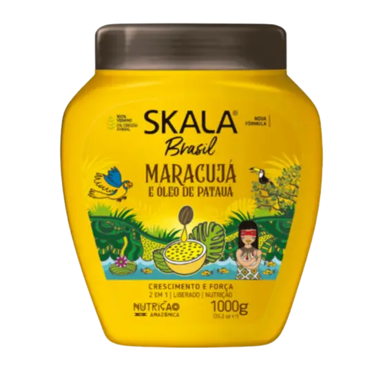 سكالا كريم معالج للشعر SKALA MARACUJA E OLEO DE PATAUA CREAM AND CONDETIONAR