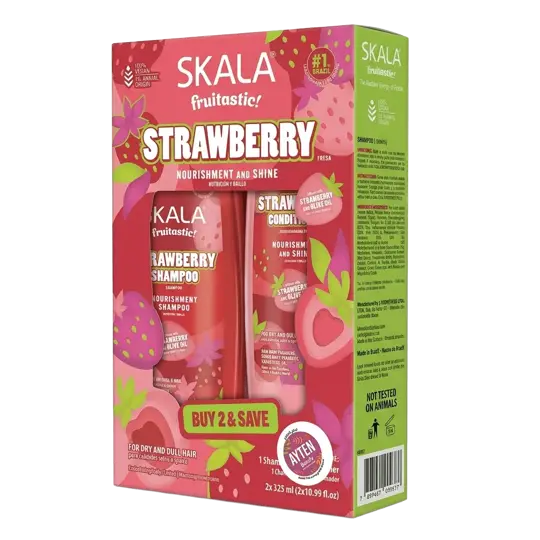 سكالا كت شامبو و بلسم فراولة SKALA SHAMPOO & CONDITIONER STRAWBERRY