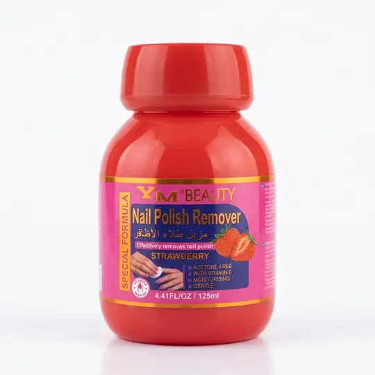 اسيتون صبغ اظافر اسفنجة فراولة NAIL POLISH REMOVER STRAWBERRY