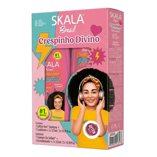 سكالا كت شامبو و بلسم كريسبينهو ديفينو للأطفالSKALA SHAMPOO & CONDITIONER CRESPINHO DIVINO