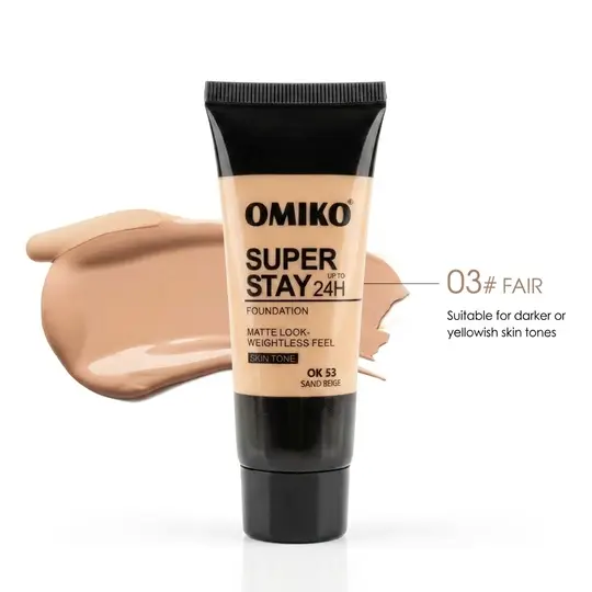 اوميكو سوبر ستي فاونديشن OMIKO SUPER STAY FOUNDATION 2034 OK53