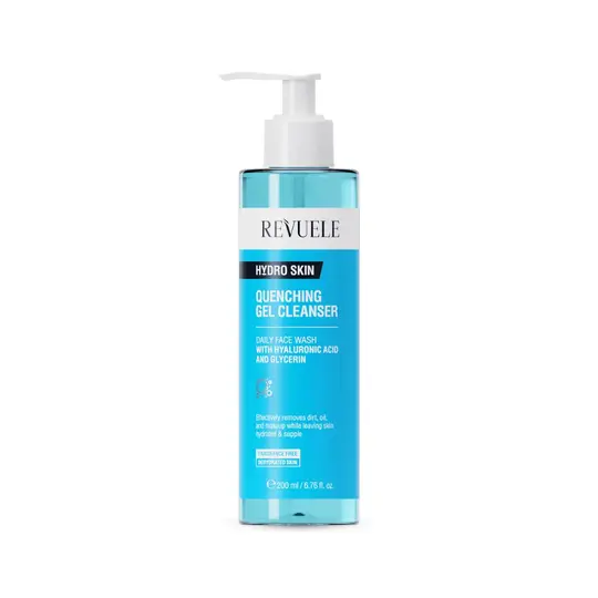 رفيولي غسول جل كوينشنك هيالرونك اسد REVUELE HYALURONIC ACID GEL CLEANSER