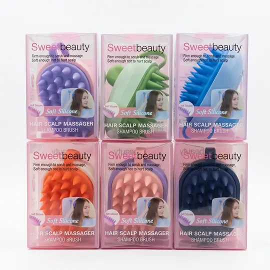 سويت بيوتي دلاكة شعر شامبو سيليكونية SWEETBEAUTY HAIR SCALP MASSAGER SHAMPOO BRUSH