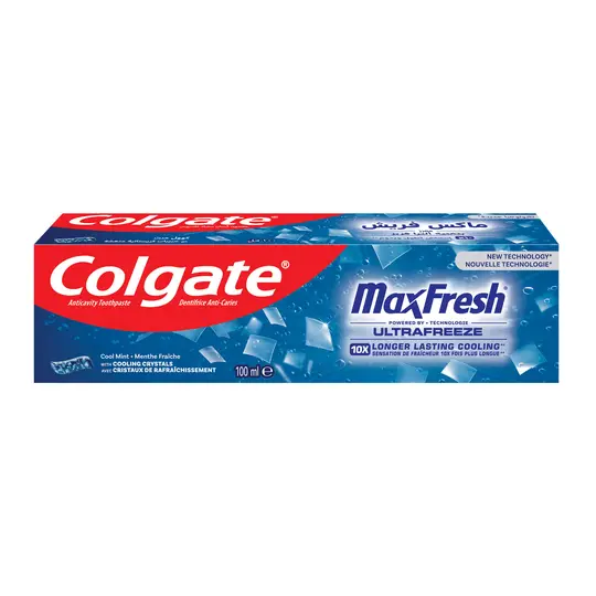 كولجيت معجون الأسنان ماكس فريش الازرق COLGATE MAX FRESH MINT BLUE