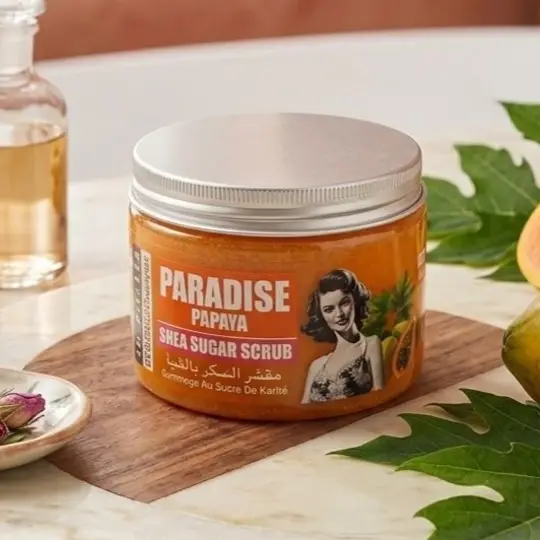 كورنيلس مقشر سكر زبدة الشيا بالبابايا CORNELLS PAPAYA SHEA SUGAR SCRUB