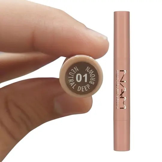 نام قلم حاجب NAM EYEBROW PEN POMADE 01 DEEP BROWN