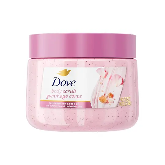 دوف مقشر جسم روز اويل DOV BODY SCRUB ROSE OIL
