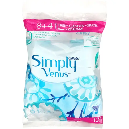 فينوس شفرات سيمبلي 8+4 VENUS SIMPLY