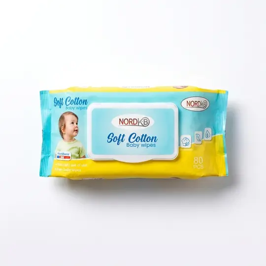 نوردك كلينس مبلل nordk soft cotton baby wipes