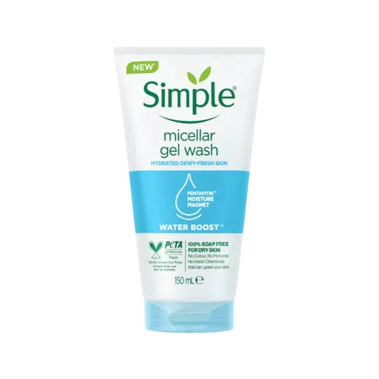 سمبل غسول مرطب SIMPLE GEL WASH MICELLAR