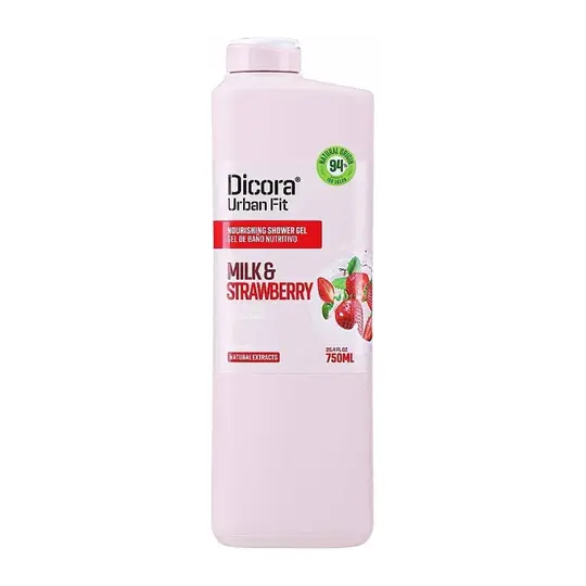 ديكورا شاور جل فراولة 750مل DICORA SHOWER GEL STRAW BERRY
