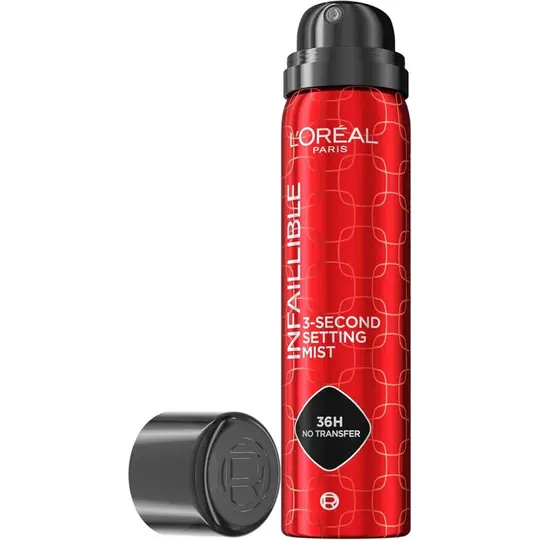 لوريال بخاخ مثبت مكياج 36 ساعة انفاليبل Loreal paris infaillible 3- second setting mist