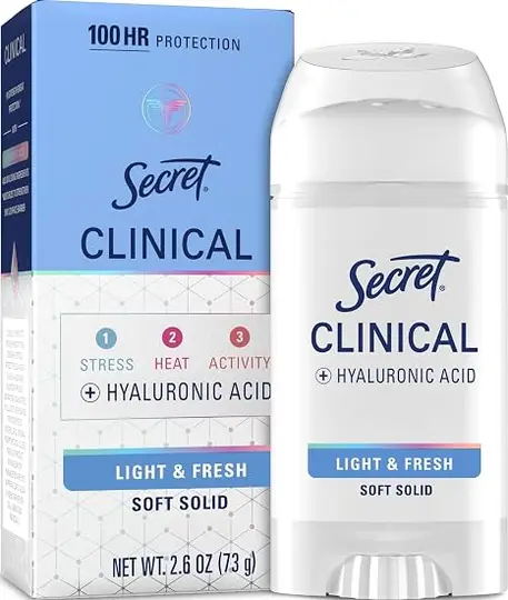 سيكرت كلينكال صابونة مانع تعرق لايت فريش SECRET CLINICAL LOGHT & FRESH