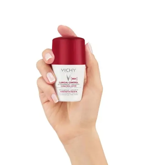 فيجي رول مانع تعرق ماروني وابيض VICHY ROLL CLINICAL CONTROL