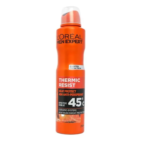 لوريال معطر جسم رجالي مقاوم للحر ثيرمك ريسيست LOreal Thermic Resist Men Deodorant