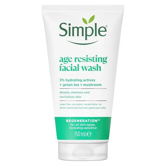سمبل غسول تجاعيد SIMPLE AGE RESISTING WASH