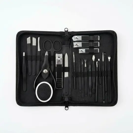 سيت منكير اسود BLACK MANICURE SET
