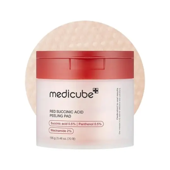 مدكيوب تونر مقشر شرائح MEDICUBE SUCCINIC ACID PELLING PAD
