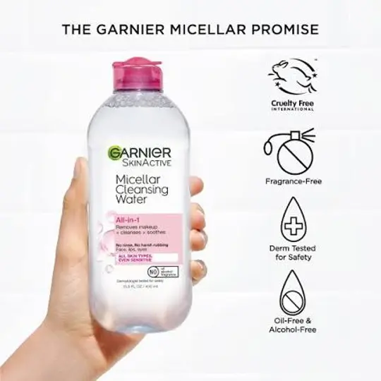 كارنية مسلر وردي GARNIER MICELLAR CLEANSING WATER