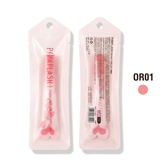 بينك فلاش لب كلوس كريم PF - L17 CREAM LIPGLOSS - OR01