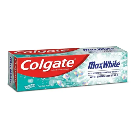 كولجيت معجون الأسنان ماكس وايت COLGATE MAX WAHITE CRYSTALS