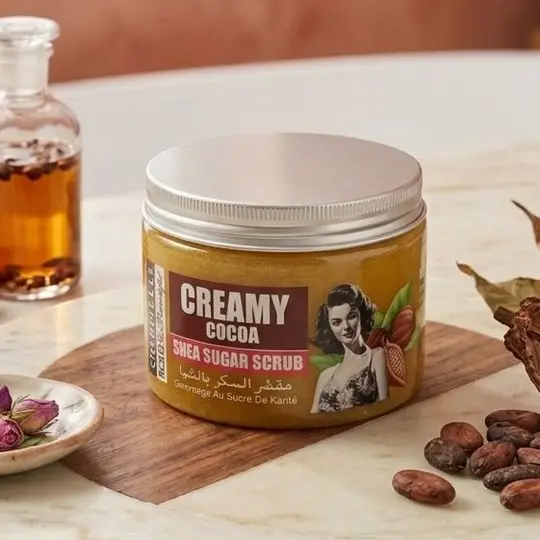 كورنيلس مقشر سكر زبدة الشيا بالكاكاو CORNELLS COCOA SHEA SUGAR SCRUB